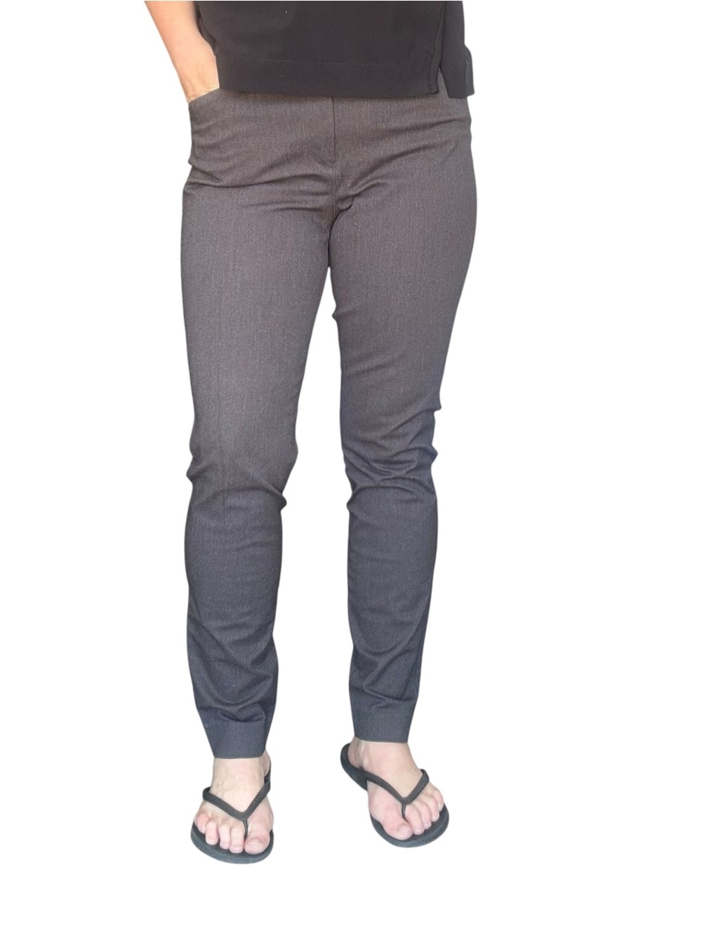 Old Navy grey ankle length pixie pants NWOT